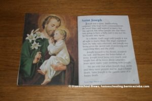 St. Josef, Homeschool News, Jan und Bernice Zieba