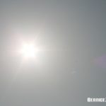 Sonne am Tag der Sonnenfinsternis 2015