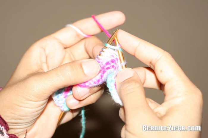 First Knitting, First Sewing, Erstes Stricken, Erstes Nähen