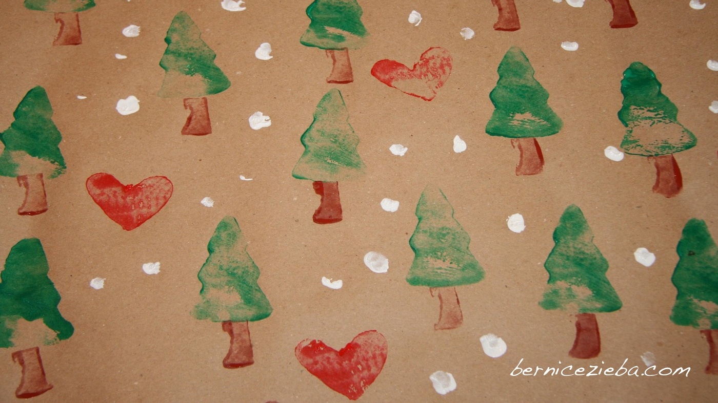 Weihnachtsgeschenkpapier, Christmas Wrapping Paper, Bernice Zieba